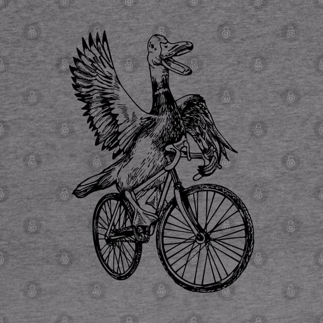 SEEMBO Duck Cycling Bicycle Cyclist Bicycling Biking Bike by SEEMBO